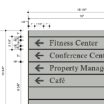 The Plaza at Legacy Directional Sign